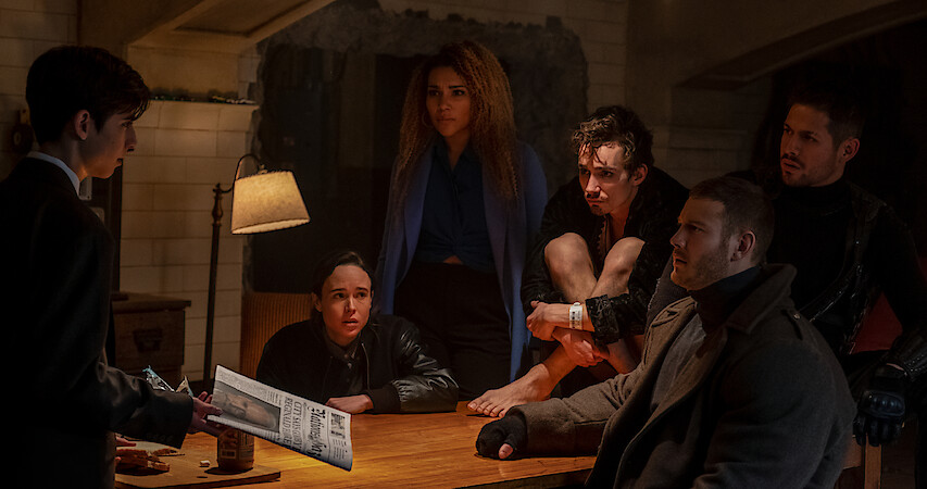 The Umbrella Academy Temporada 1 - Los hermanos Hargreeves